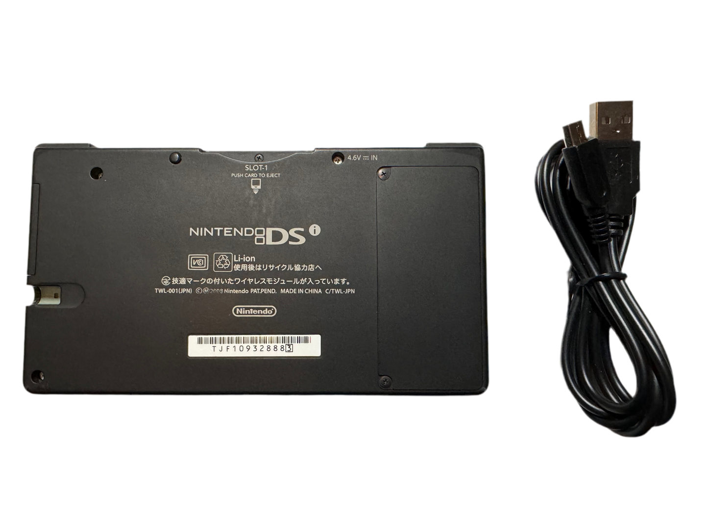Modified Nintendo DSI with new charge tab