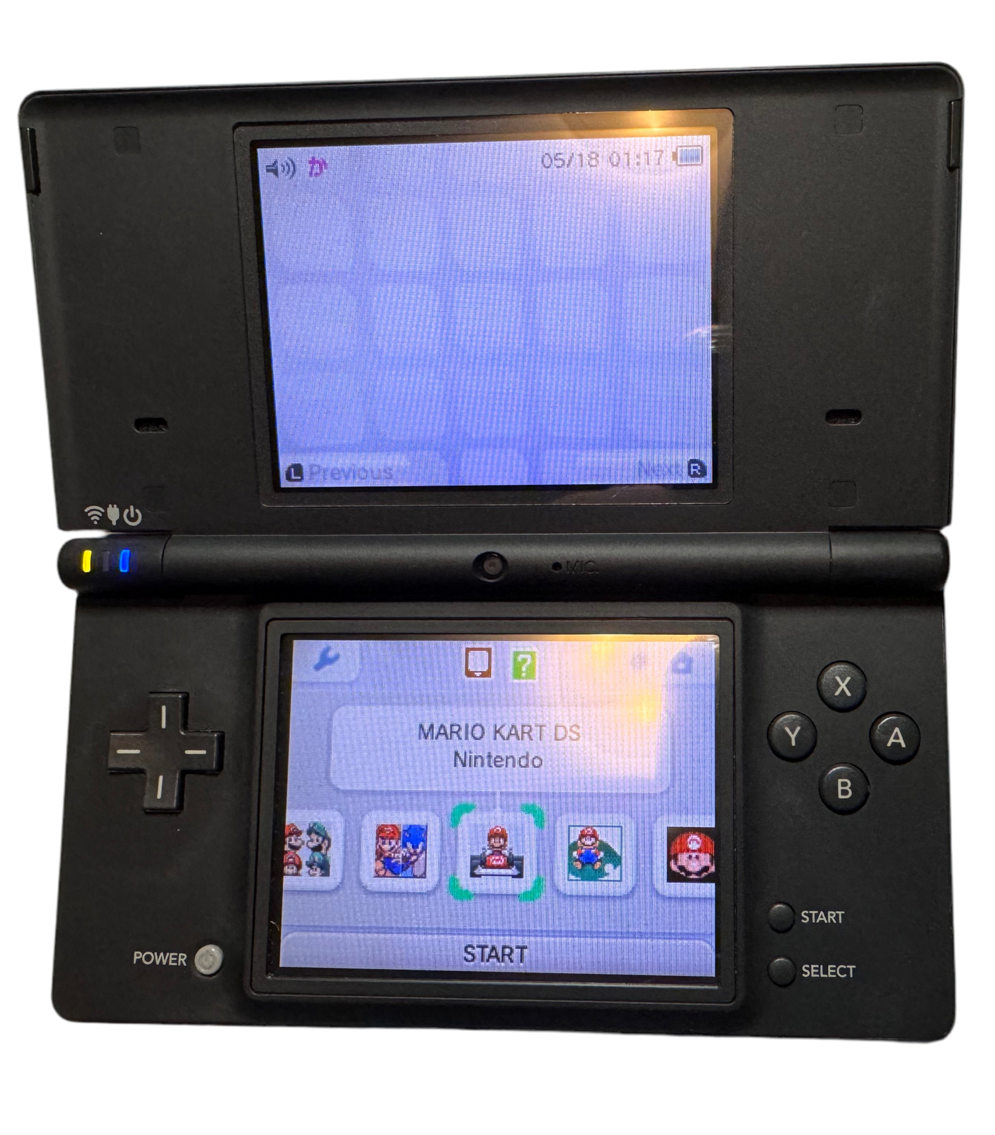 Modified Nintendo DSI with new charge tab