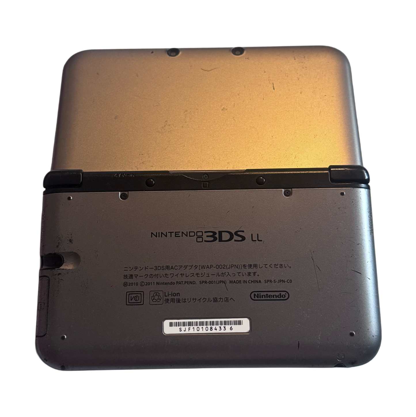 Grå/svart Moddet Nintendo 3DS Xl