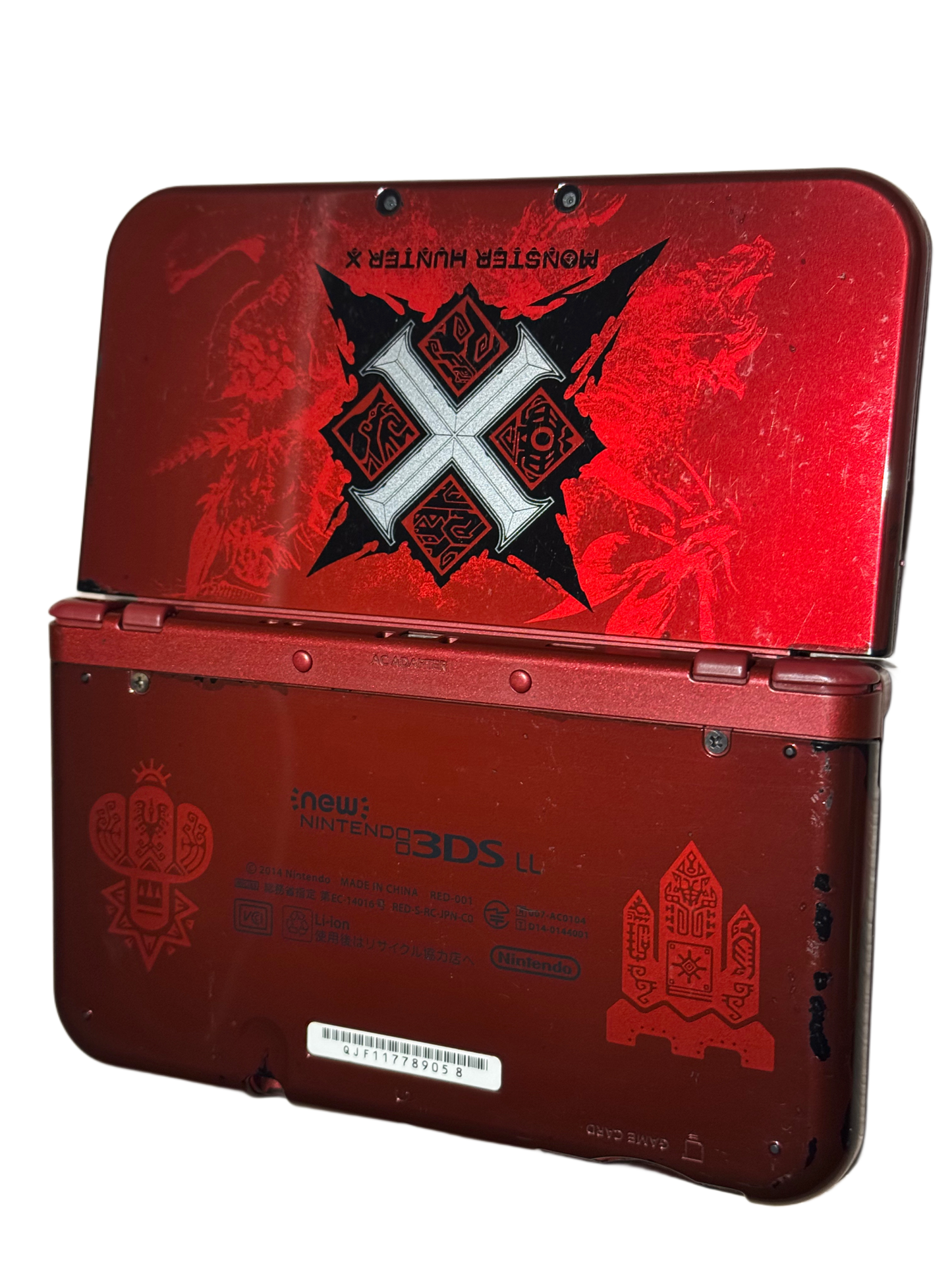 Moddet Rød Monster Hunter X Nintendo New 3DS Xl