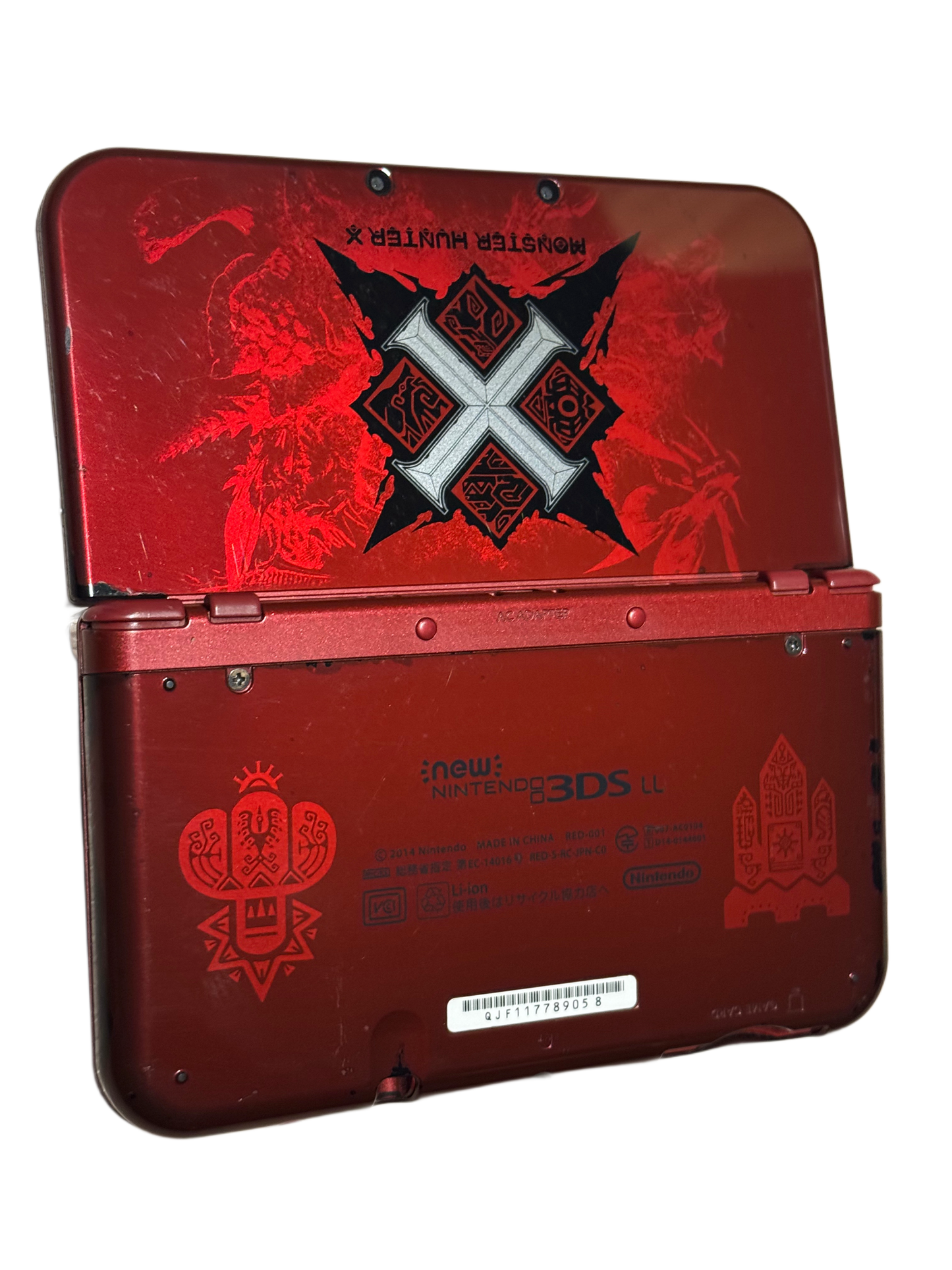 Moddet Rød Monster Hunter X Nintendo New 3DS Xl