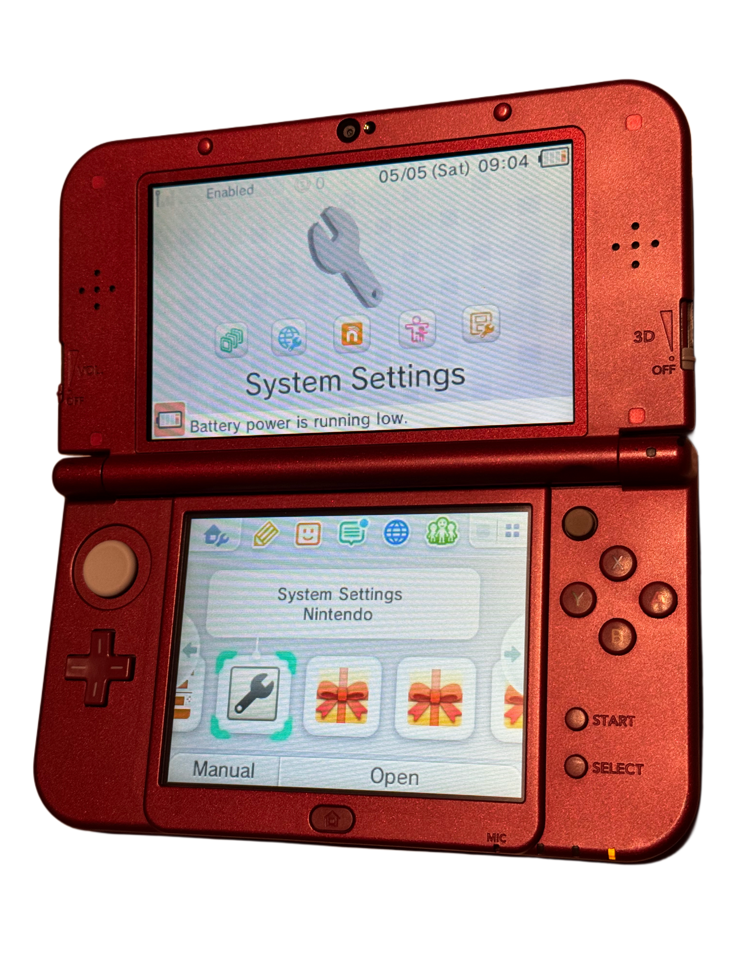 Moddet Rød Monster Hunter X Nintendo New 3DS Xl