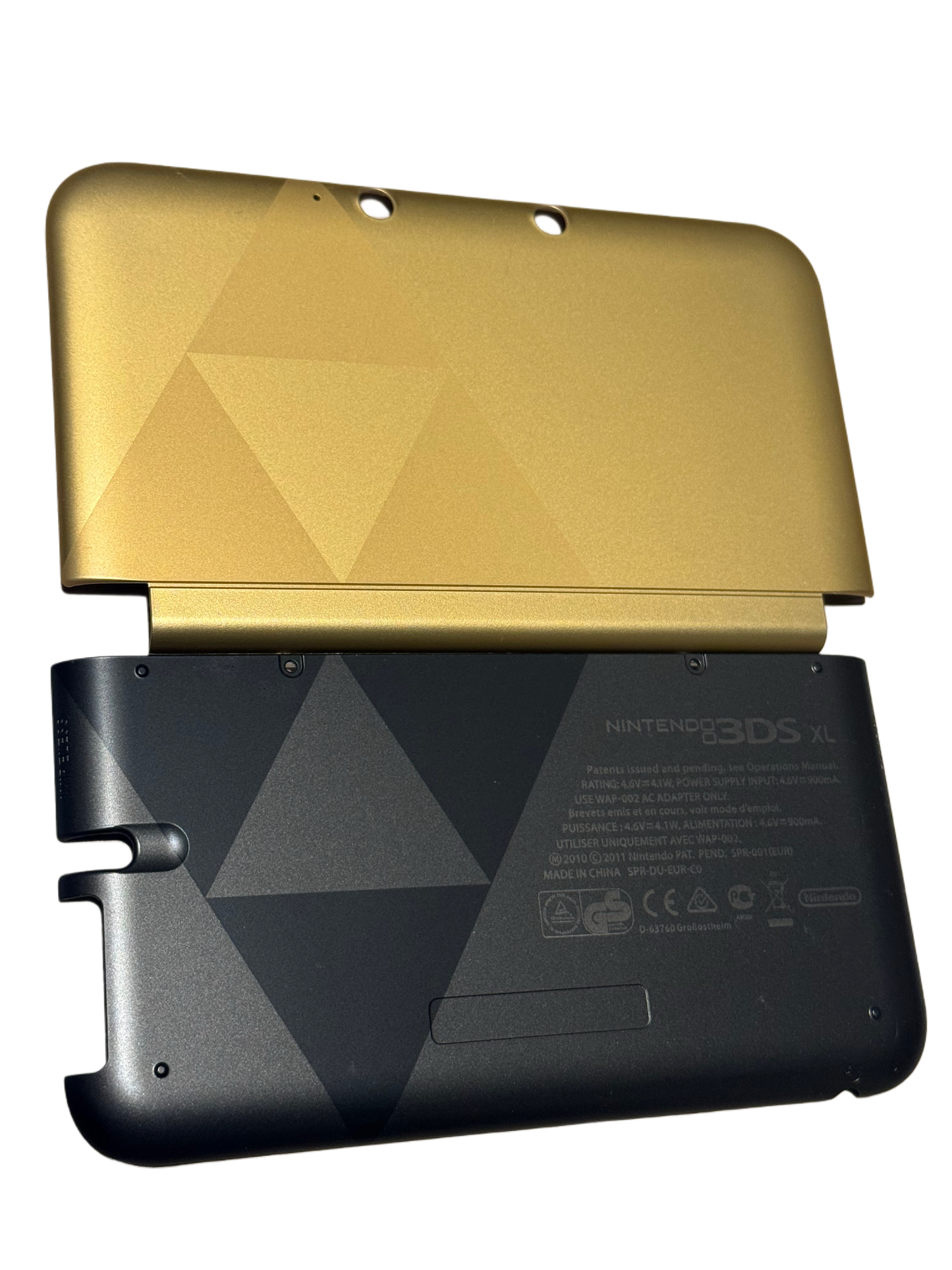 Nye Zelda 3ds XL top og bunn plater