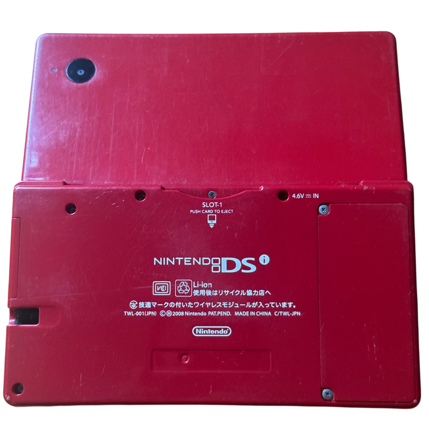 Moddet Nintendo DSI med ny ladekabel
