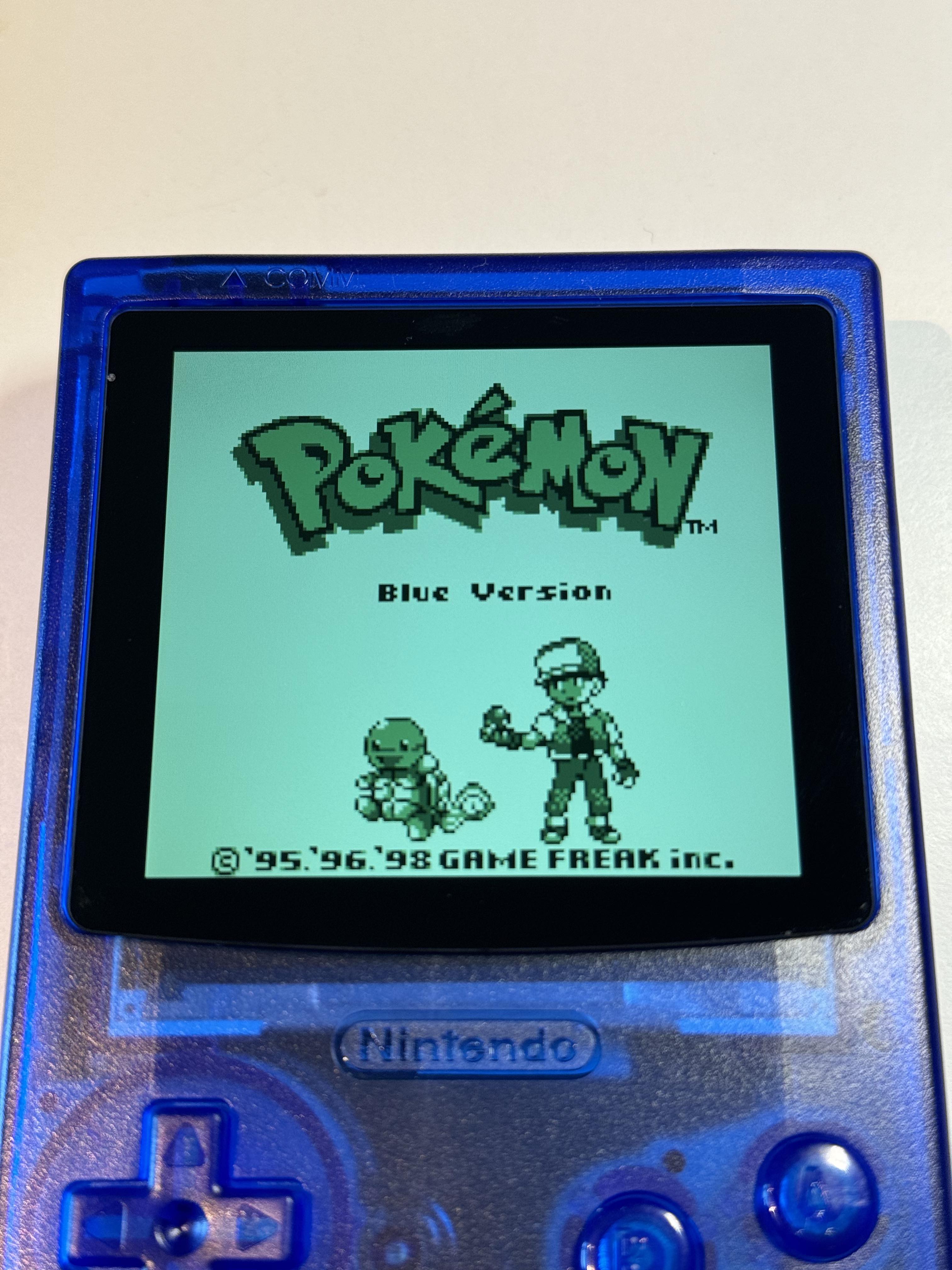 Nintendo Game Boy Color Pokémon in teal deals