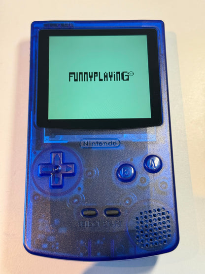 FP GameBoy Color in Transparent Blue (FPGBC)