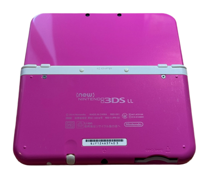 Modded Pink/White Nintendo New 3DS Xl