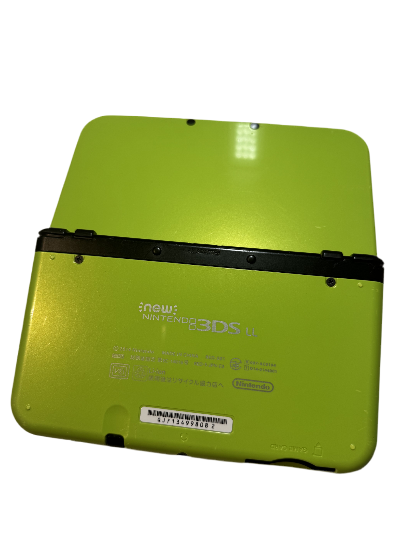 Lime Nintendo New 3DS Xl med ny ladekabel