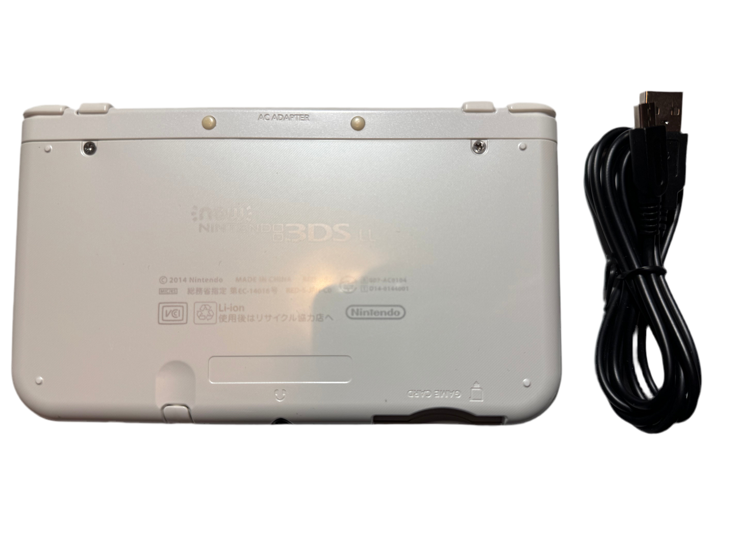 Moddet Nintendo New 3DS Xl med ny ladekabel