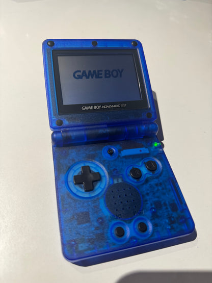 Nintendo GameBoy Advance SP med ny ladekabel