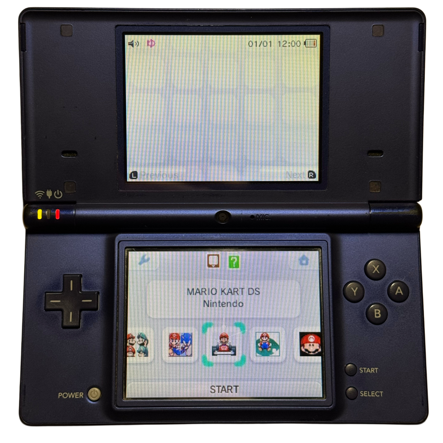 Mørkeblå Moddet Nintendo DSI