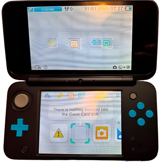 Moddet Nintendo New 2DS Xl med ny ladekabel