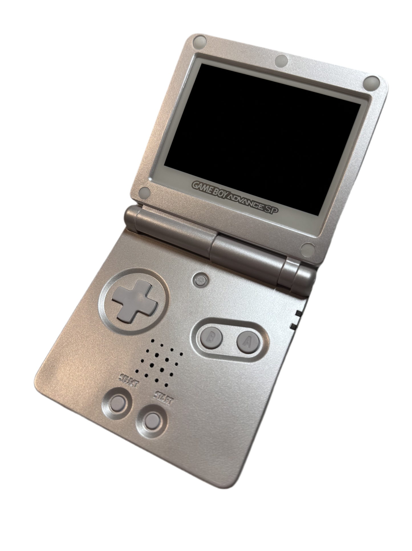 IPS V3 modifisert GameBoy Advance SP med ny ladekabel