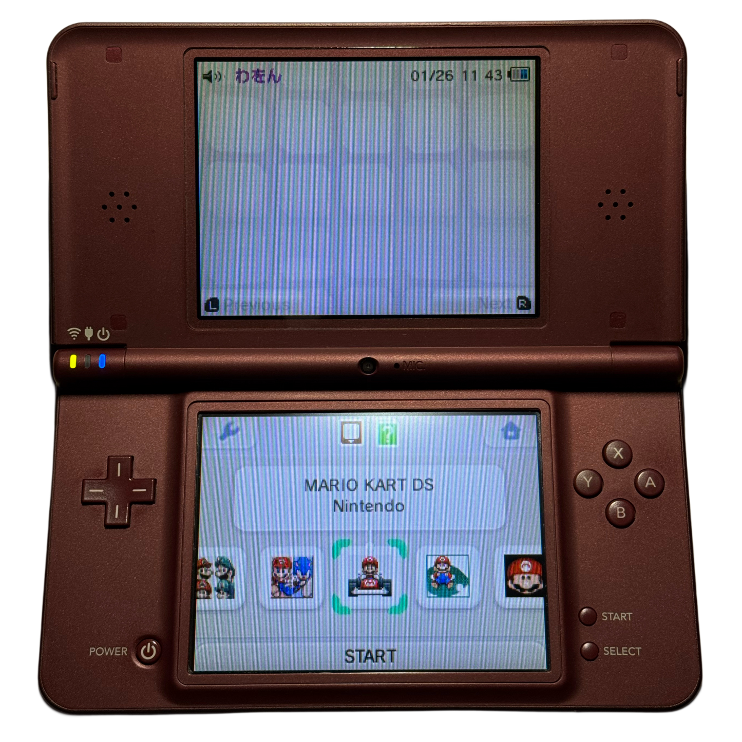 Modified Nintendo DSI XL with new charge