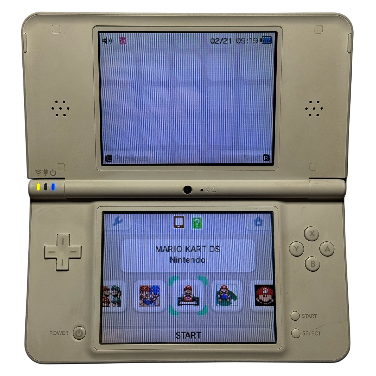 Hvit Moddet Nintendo DSI XL