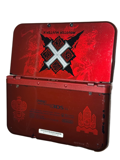 Moddet Rød Monster Hunter X Nintendo New 3DS Xl