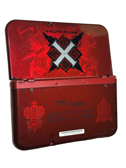 Moddet Rød Monster Hunter X Nintendo New 3DS Xl