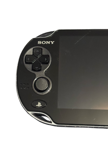 Svart Sony Playstation VITA 1000 med OLED skjerm