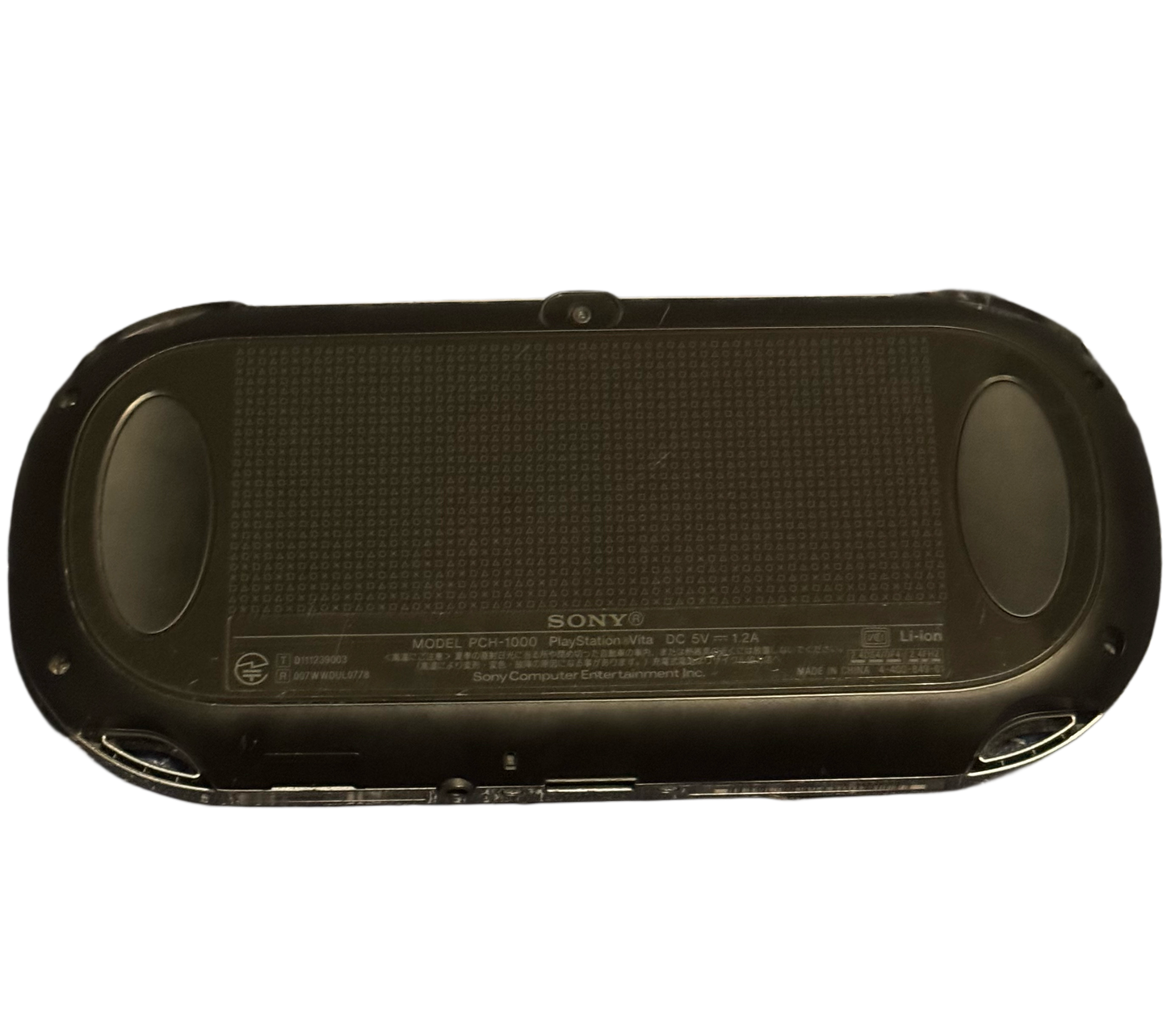 Svart Sony Playstation VITA 1000 med OLED skjerm