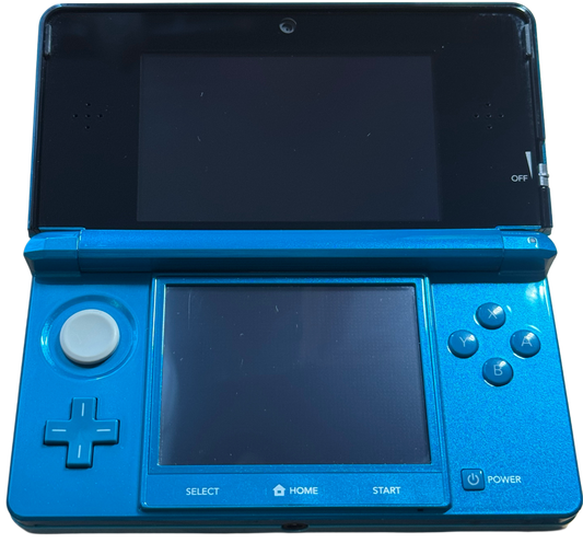 Aqua Blue moddet Nintendo 3DS