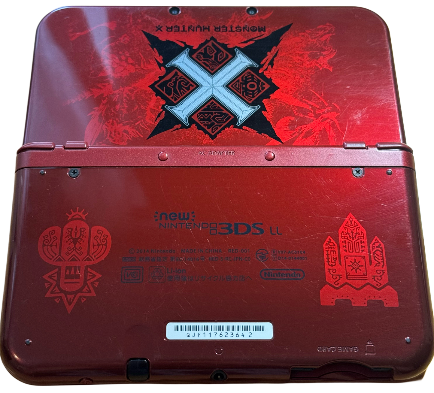 Modded Red Monster Hunter X Nintendo New 3DS XL