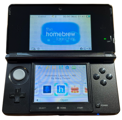 Svart Moddet Nintendo 3DS