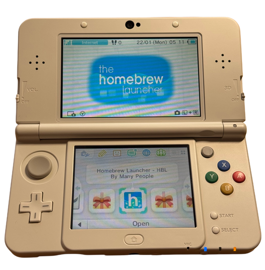 Hvit moddet New 3DS