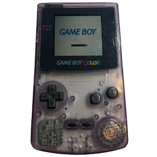 Gjennomsiktig lilla Nintendo Gameboy Color