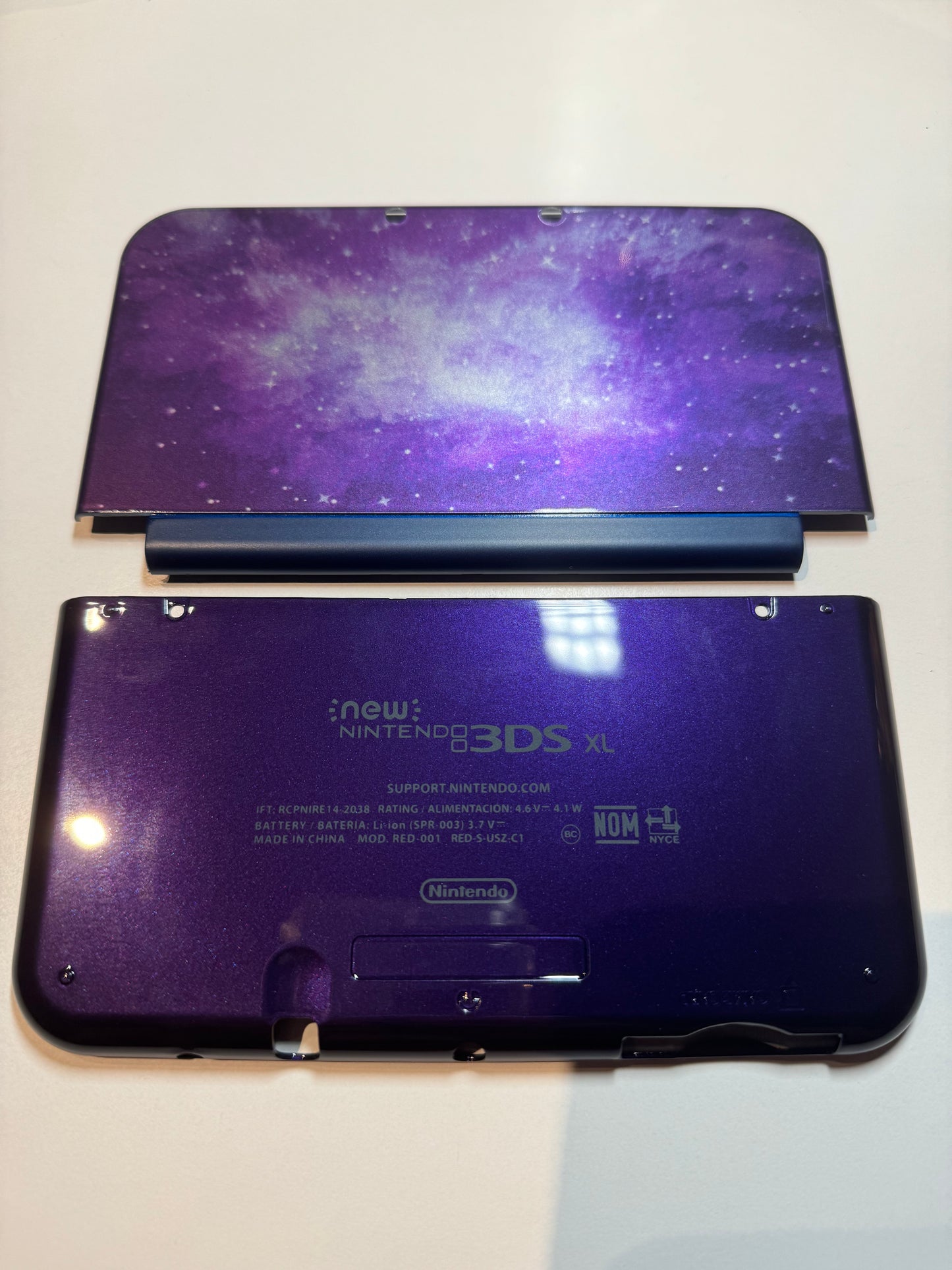 Nye New 3ds XL top og bunn plater